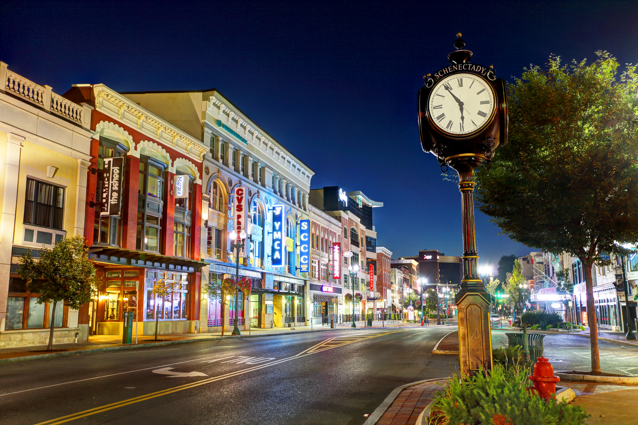 Panoramic Image of Schenectady, NY